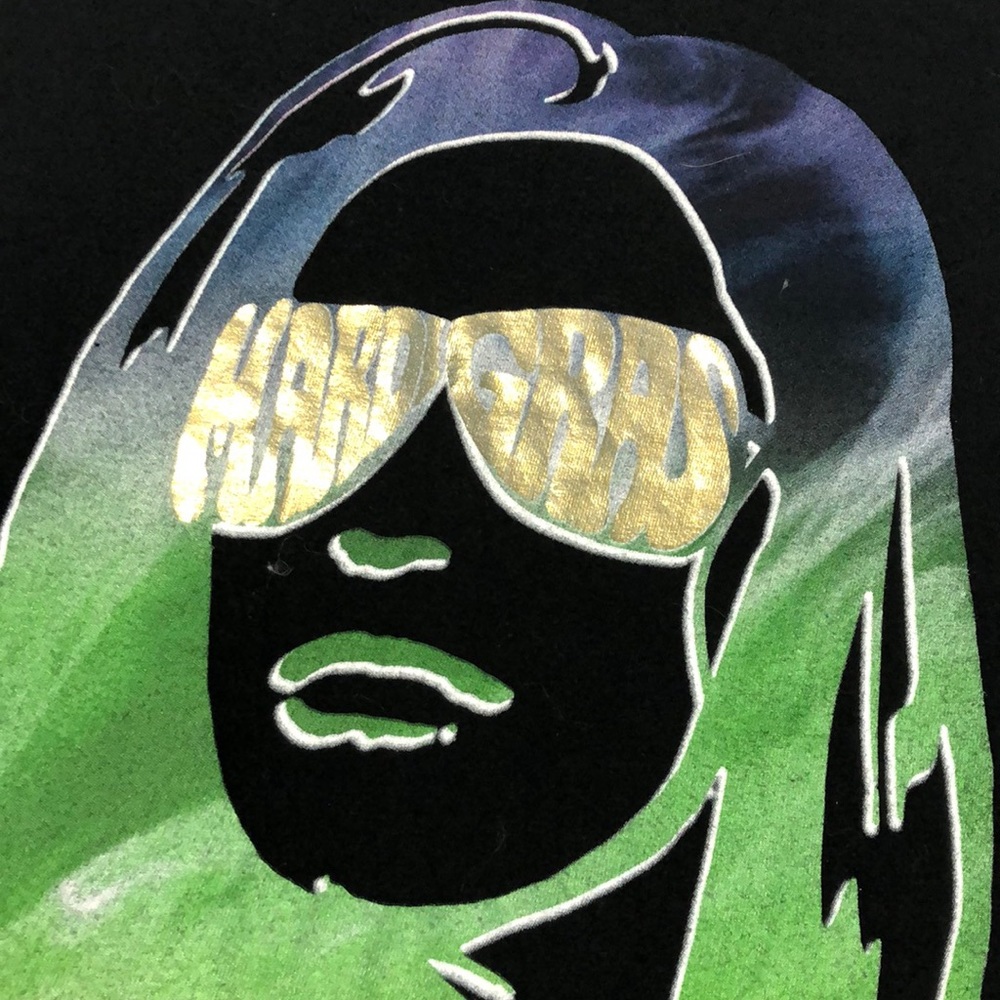 Black Mardi Gras T-shirt size M